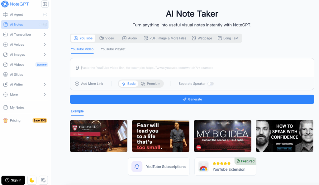 NoteGPT: When You Want Notes, Flashcards, and a Whole Workflow