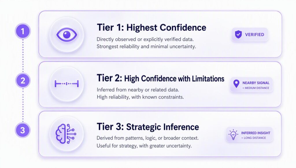 The Three-Tier Credibility Ladder