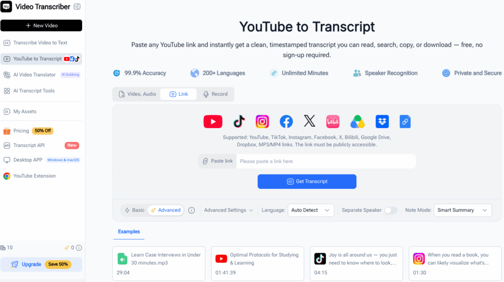 Video Transcriber AI: Zero Friction, Real Transcript You Can Turn Into Notes