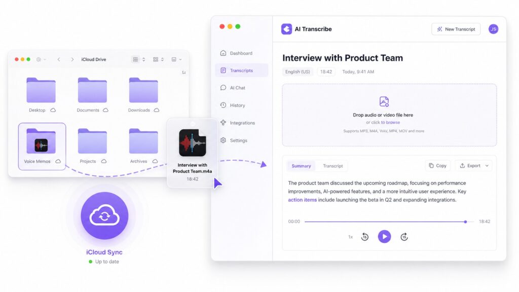 Method 5: Record and Transcribe in One Workflow