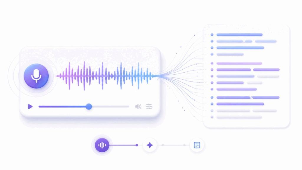 Step 3: Let the AI Generate Your Transcript