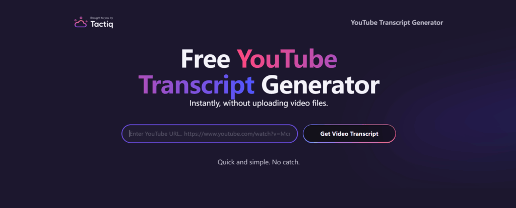 Tactiq.io – Real-Time Browser Transcription Tool