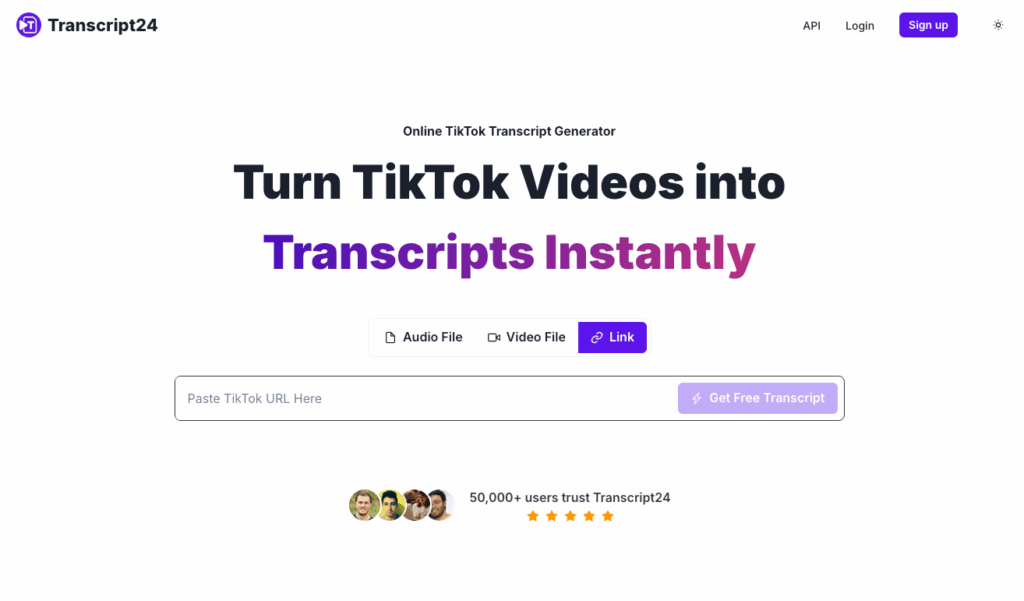 Transcript24: Built for Script and Trend Analysis