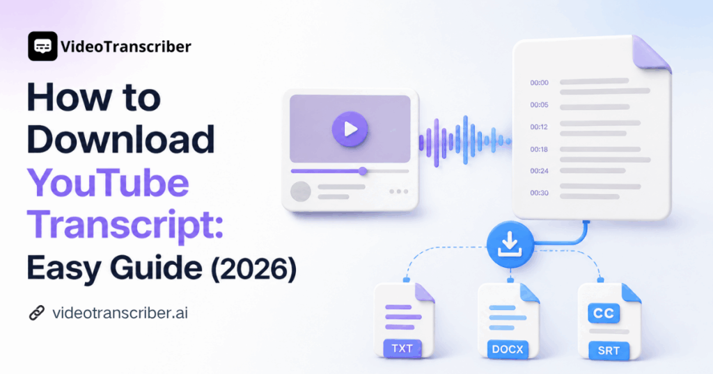 How to Download YouTube Transcript: Easy Guide (2026)
