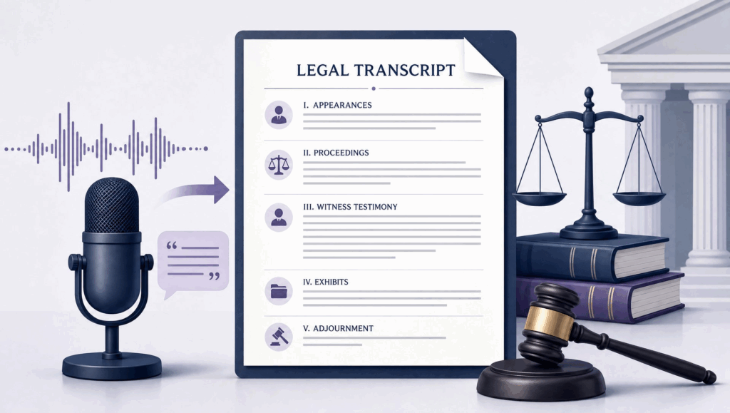 What Are Legal Transcription Services?