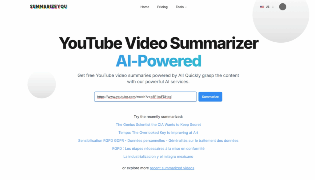 SummarizeYou: The Customization Expert