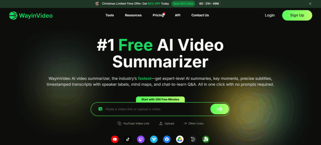 WayinVideo - Best for Deep Insights & Timestamps