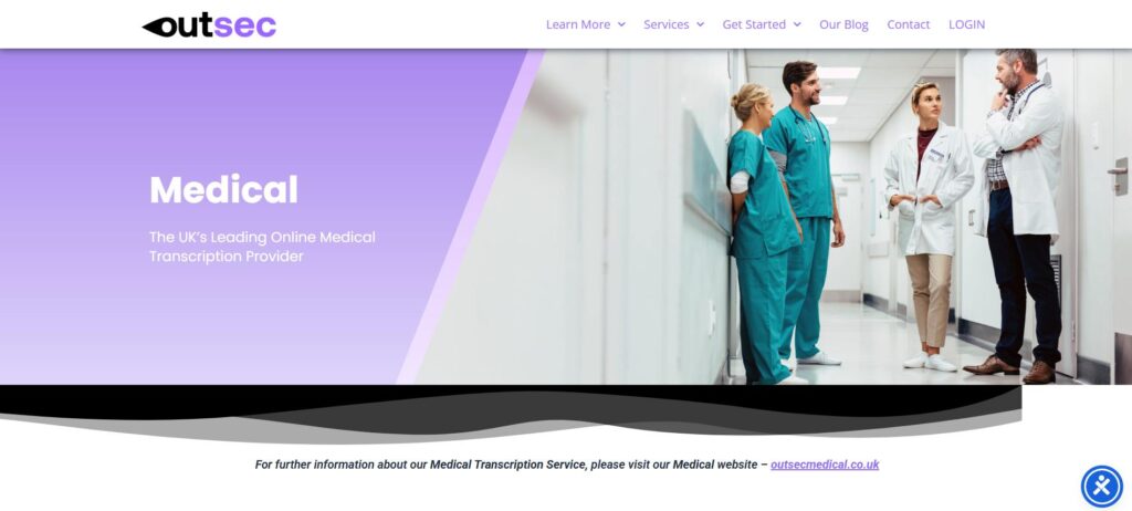 OutSec Medical: Best for UK Human-Only Transcription