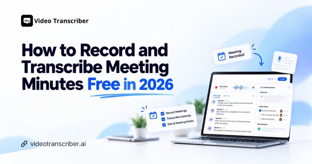 How to Record and Transcribe Meeting Minutes Free in 2026