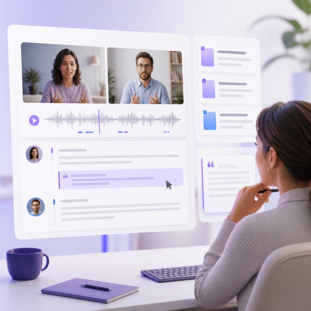 Example 1: Turning a Recorded Interview into an Editable Transcript