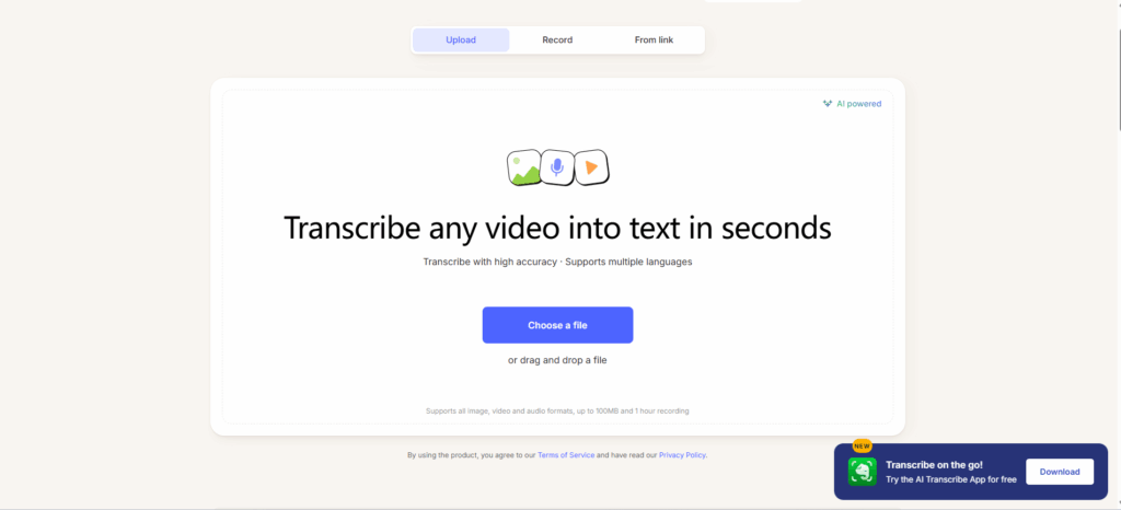 Evernote AI Transcribe — Productivity Integration