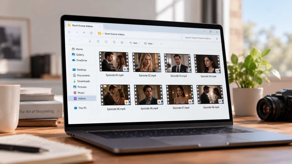 Choose and prepare a short drama video for transcription
