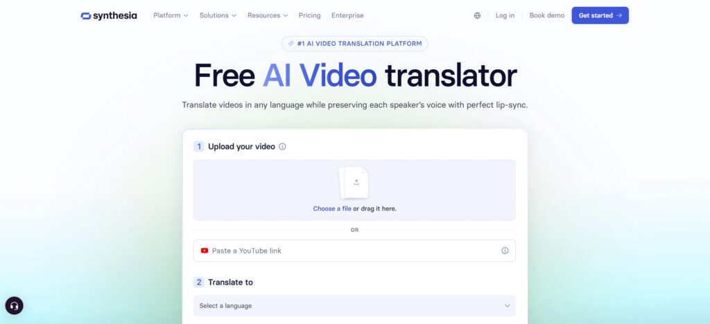 Synthesia — Best for Multilingual Business Video at Scale