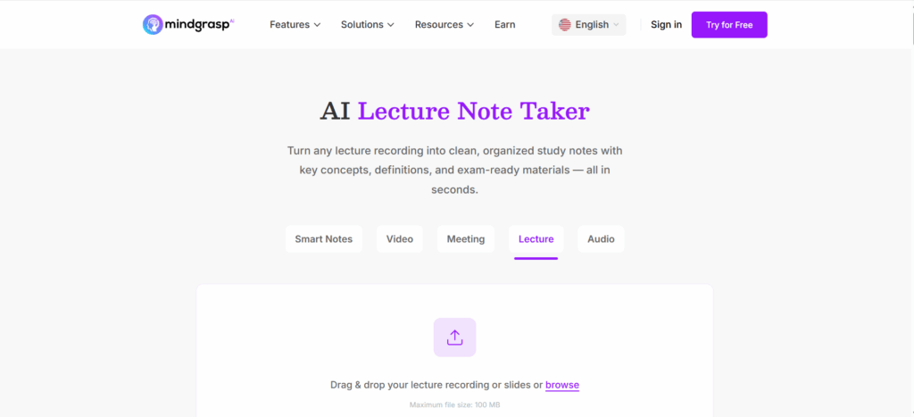 Mindgrasp - Best for Dense Academic Content
