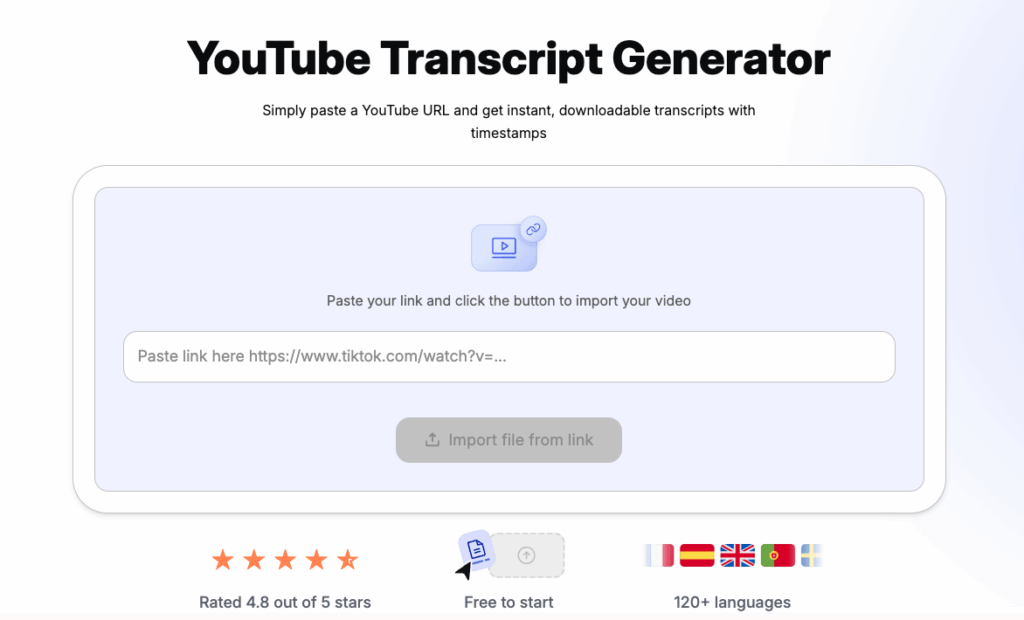 HappyScribe - Tool to Transcribe YouTube Video with Precise Speaker Identification