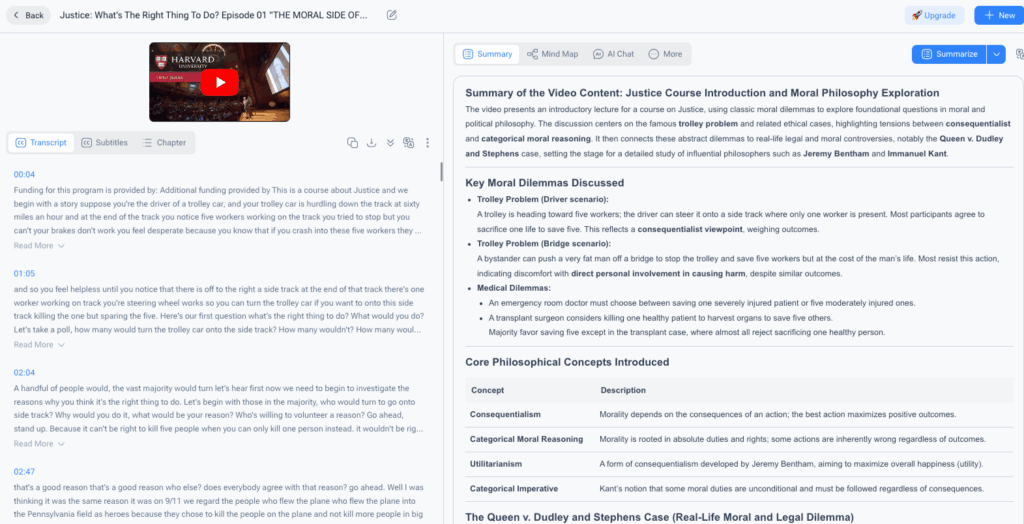 NoteGPT - AI-Powered Tool to Transcribe YouTube Video for Notes & Summaries