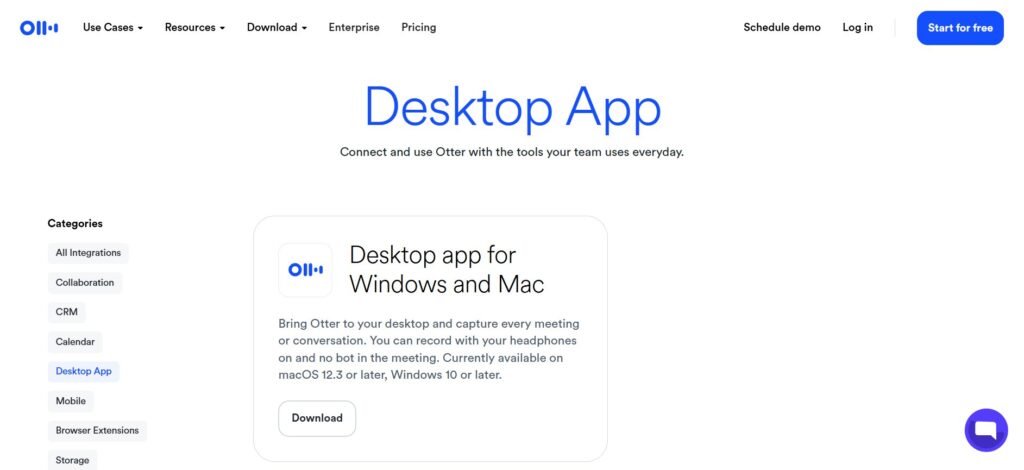 Otter.ai Desktop App: Best for Meetings and Imported Recordings
