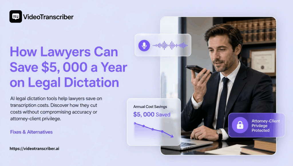 How Lawyers Can Save $5,000 a Year on Legal Dictation