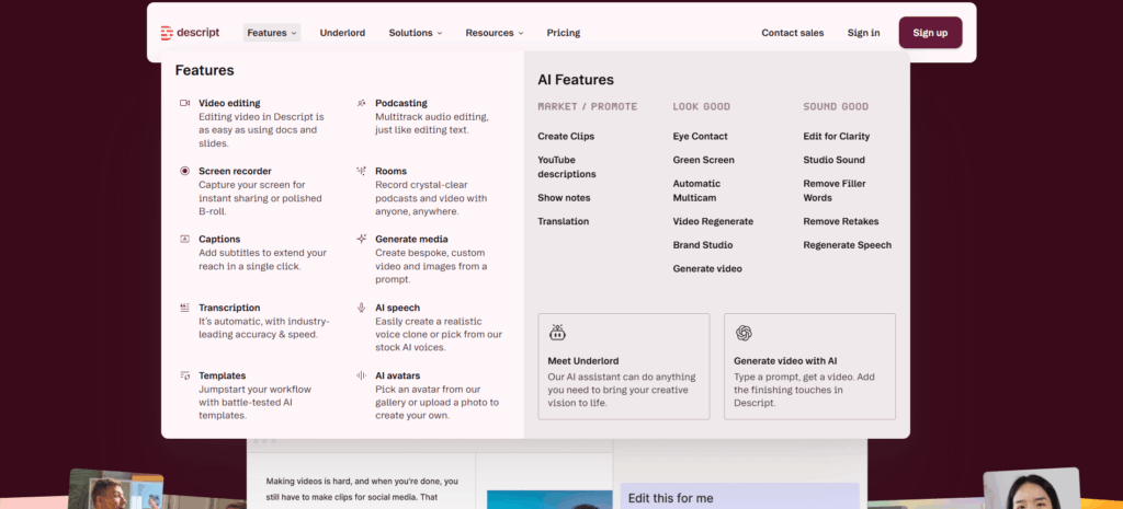 Descript: More Structured Start