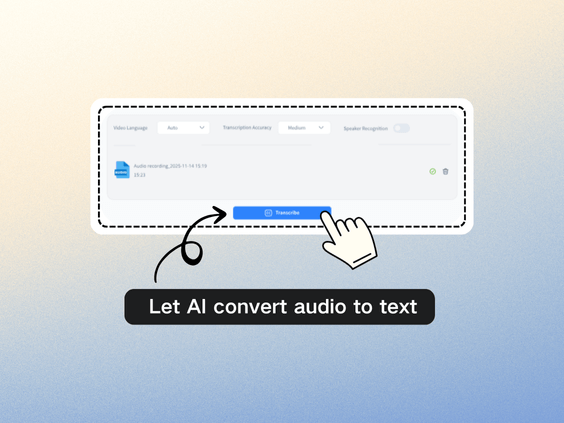 Step 2: Generate Transcripts and Smart Notes