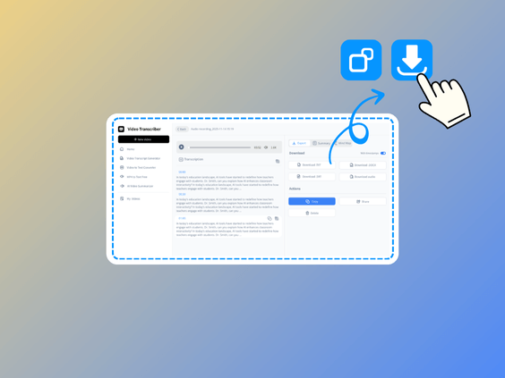 Step 3: Save or Copy the Text