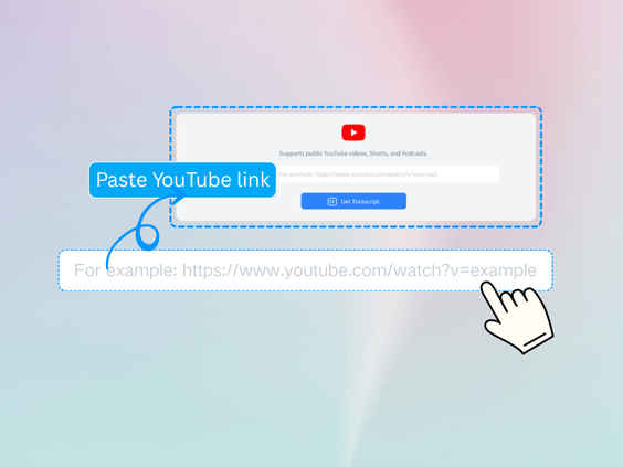 Stap 1: Plak de YouTube-link
