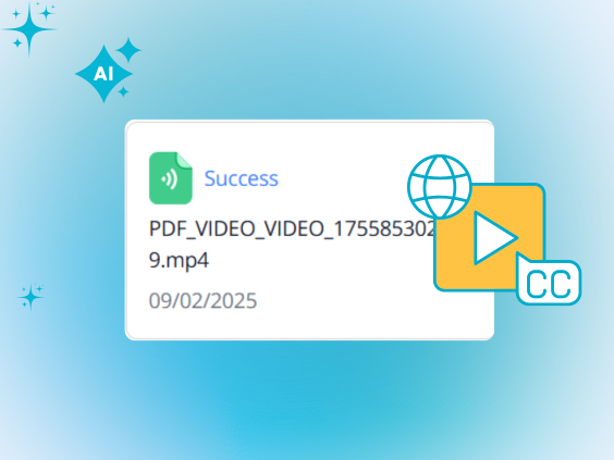 Step 2: Let AI transcribe your video
