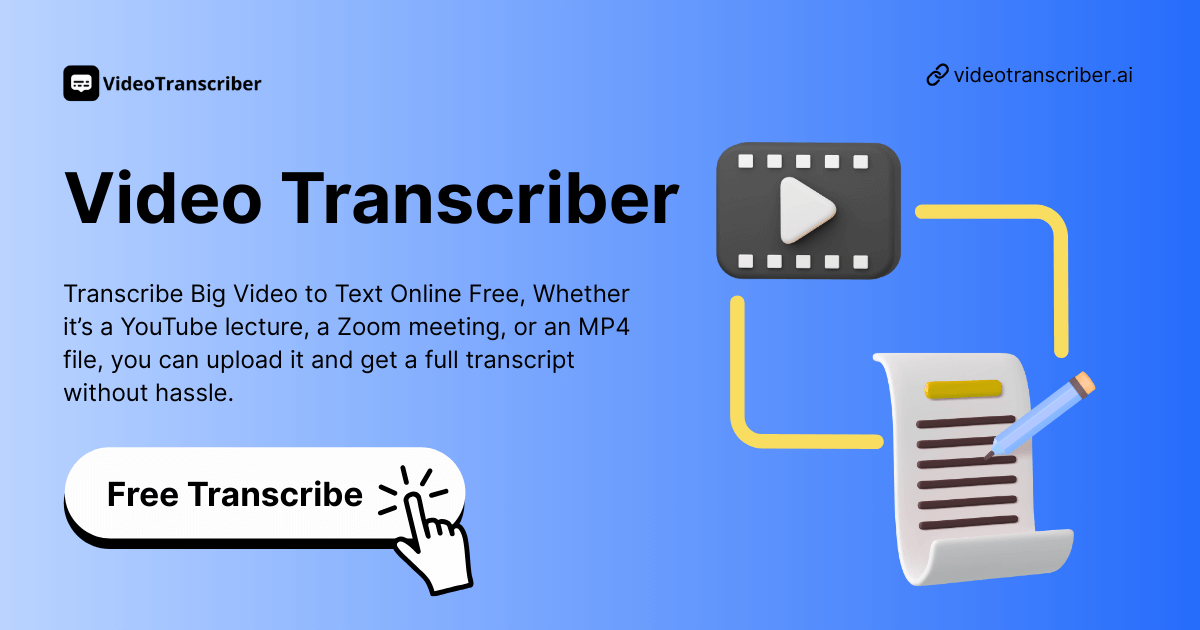 What is Video Transcriber AI?