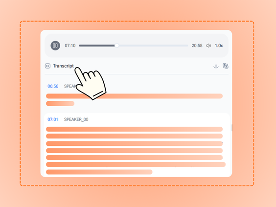 Step 2: Convert Video to Text with AI