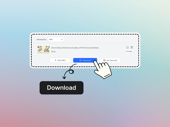 第 3 步：下載 MP4 影片